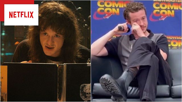 Imagem da notícia Stranger Things: Ator que faz Eddie viraliza ao surgir chorando com declaração de fã