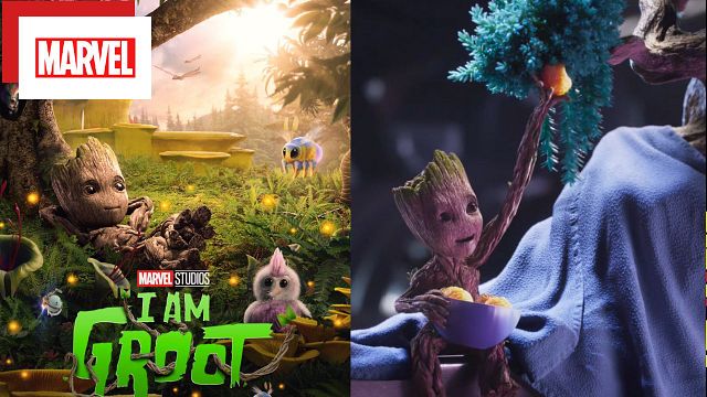Imagem da notícia I am Groot: Trailer da série acompanha criatura fofa de Guardiões da Galáxia aprontando por diferentes planetas