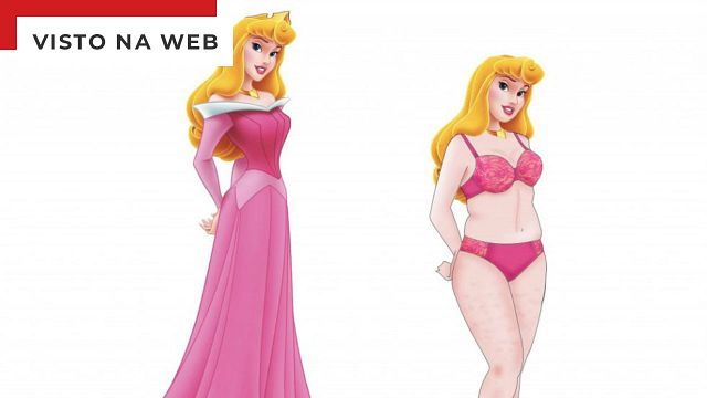 Imagem da notícia E se as princesas da Disney tivessem corpos 'mais realistas'? Artista imaginou como seria