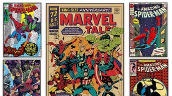 Kit 10 Quadros Decorativos Spider-Man