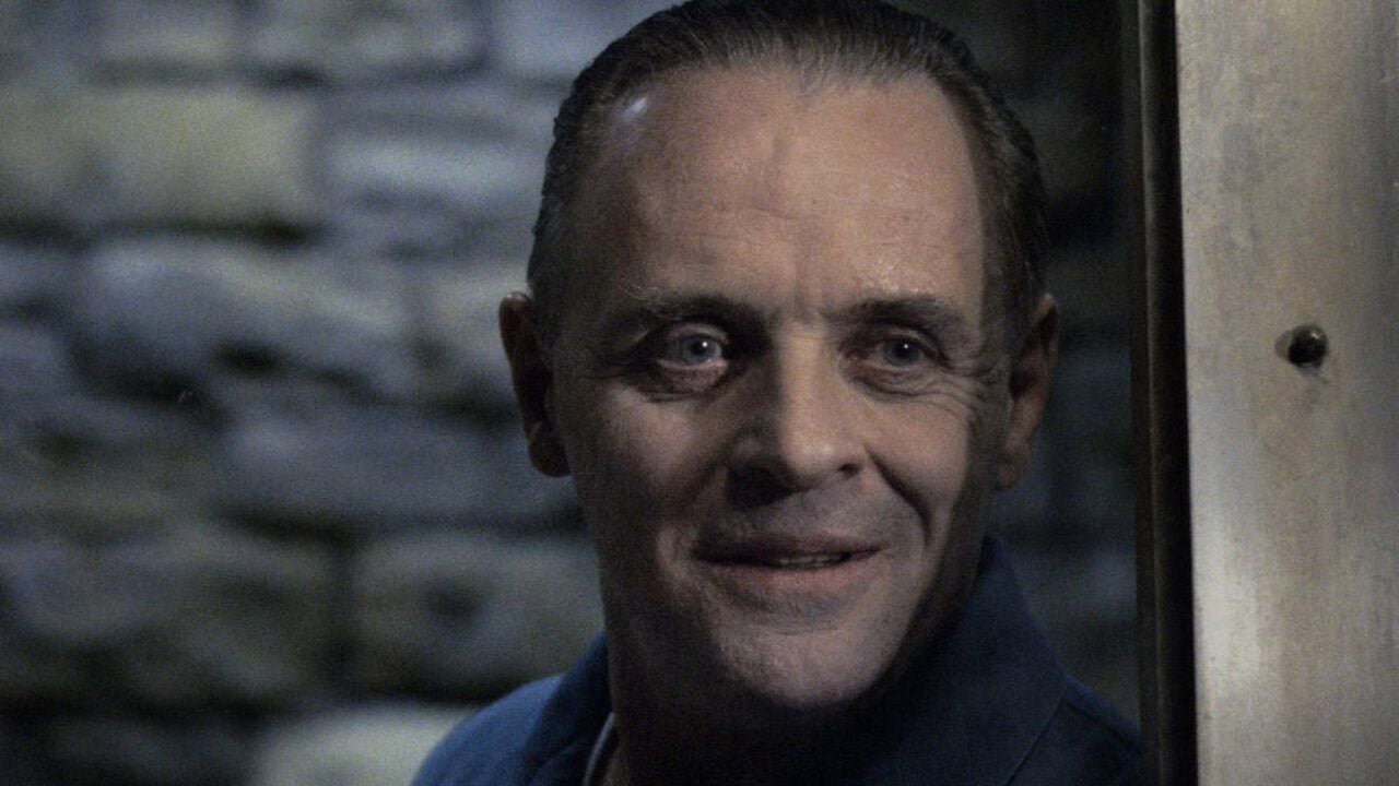 Anthony Hopkins em O Silêncio dos Inocentes