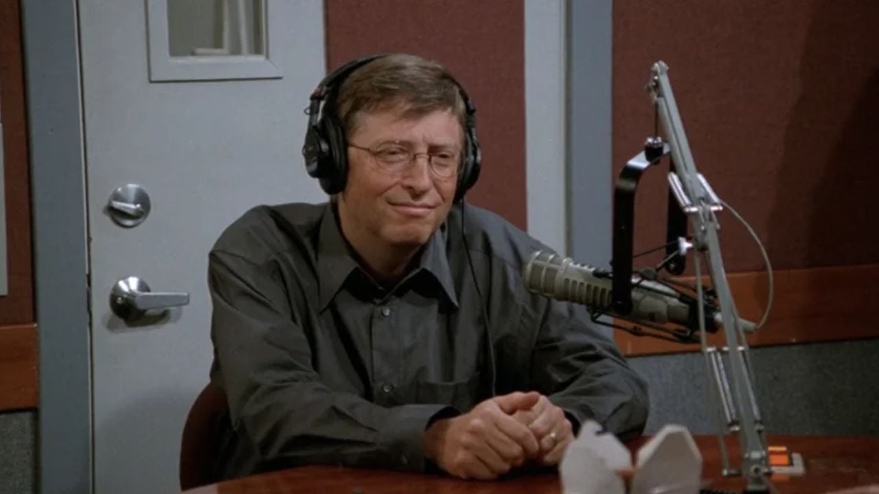 Há 23 anos, Bill Gates aparecia em uma sitcom de sucesso, mas seus interesses iam além do entretenimento