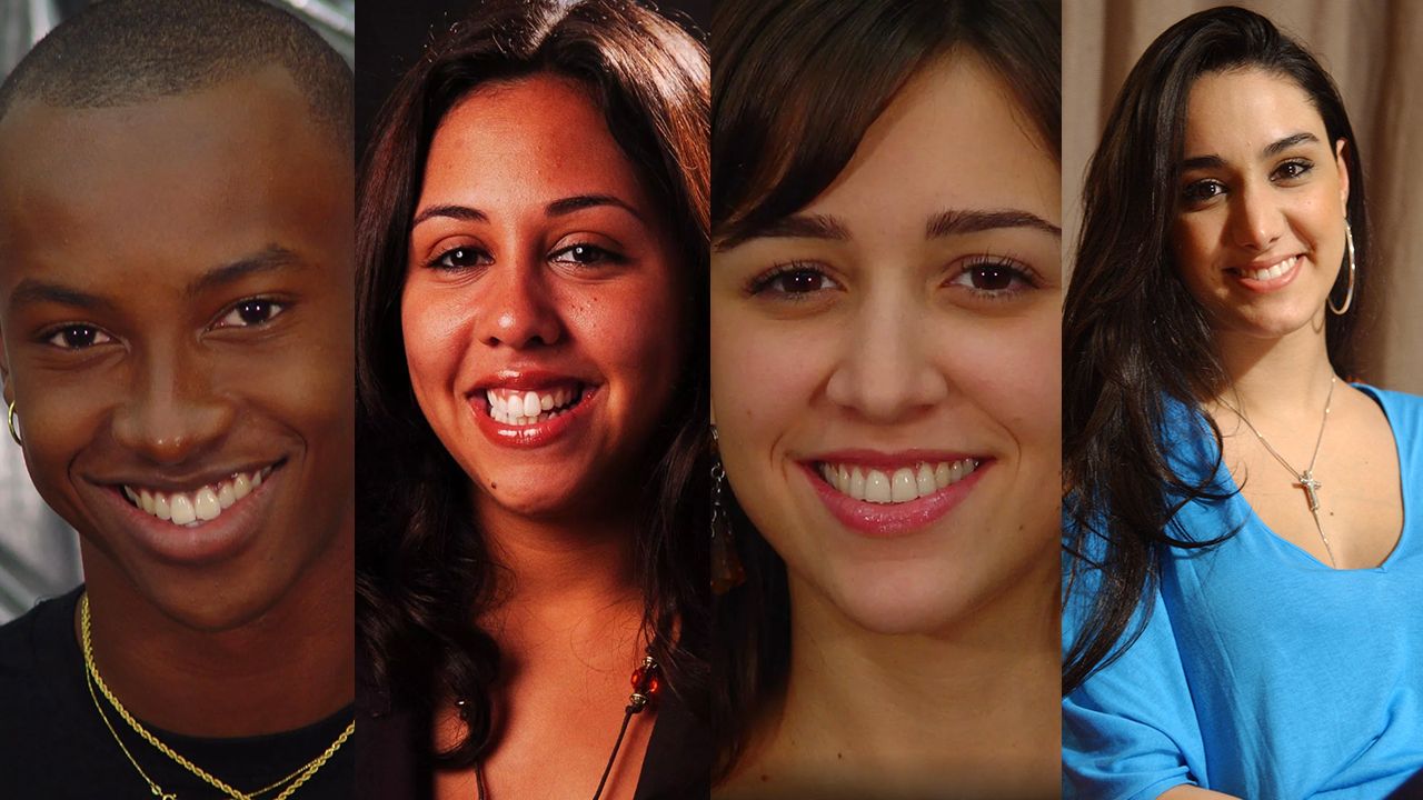 Thiaguinho, Evelyn, Roberta e Marina