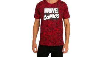 Camiseta de manga curta Marvel, C&A