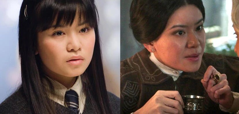 Katie Leung como Cho Chang em Harry Potter e Yasicca em A Roda do Tempo