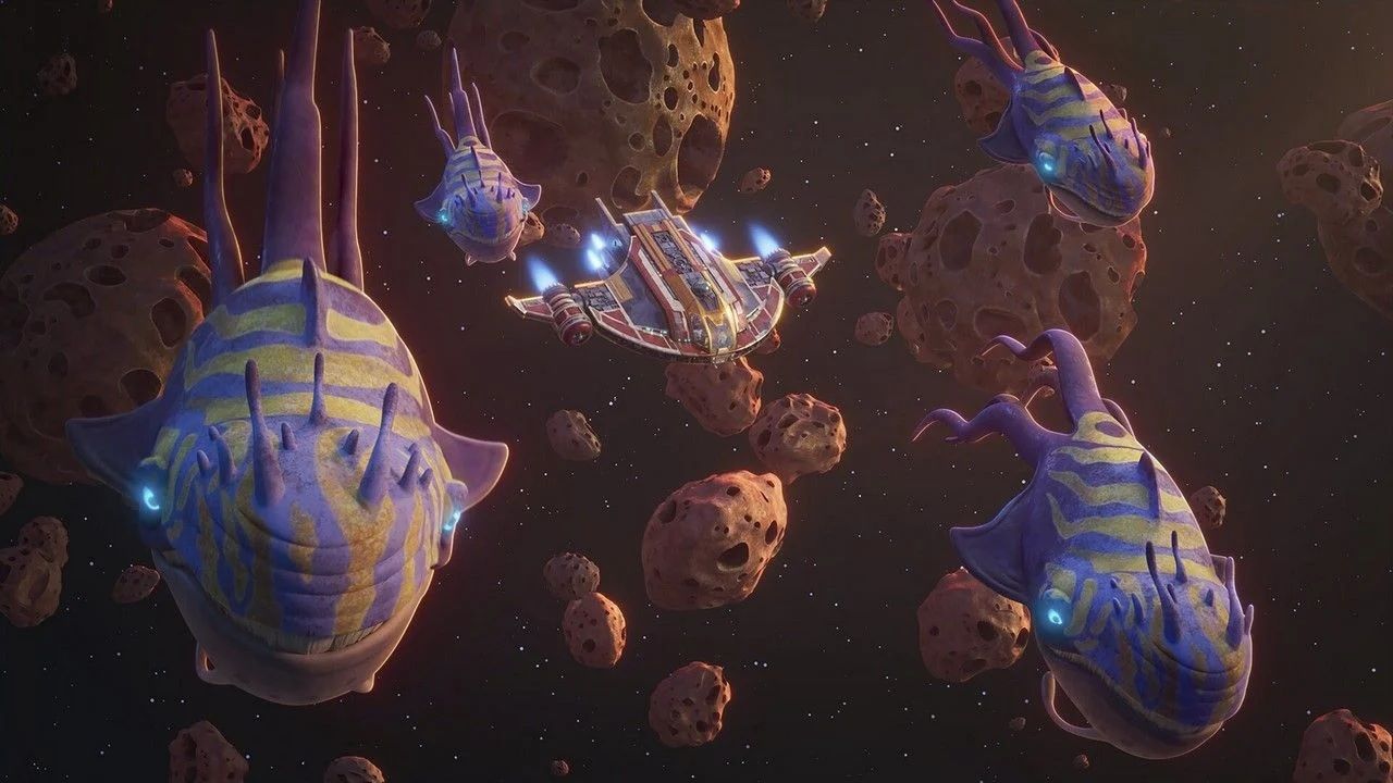 Os Purrgils acompanham o Crimson Firehawk