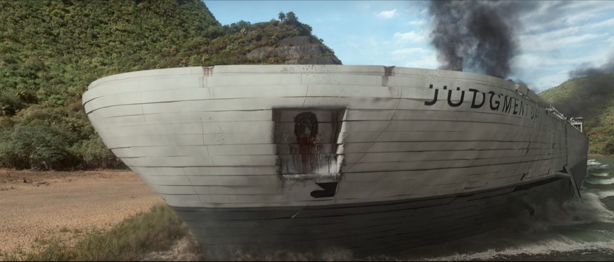 O navio Judgment Day (Juízo Final).