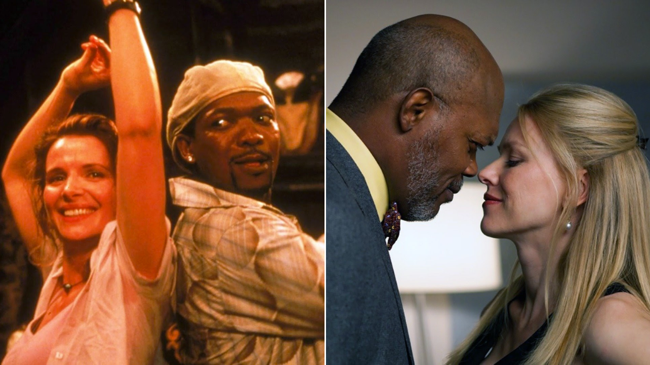 À esquerda, cena de Em Minha Terra; à direita, cena de Destinos Ligados.