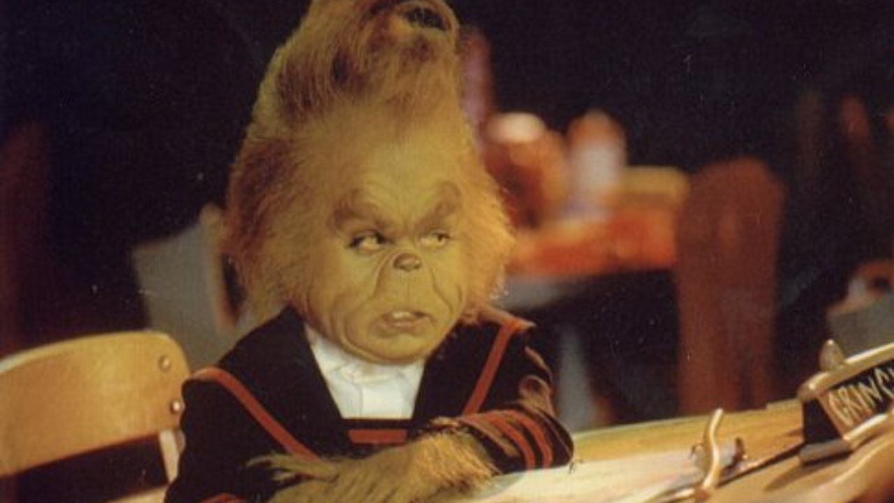 Evans como o Grinch