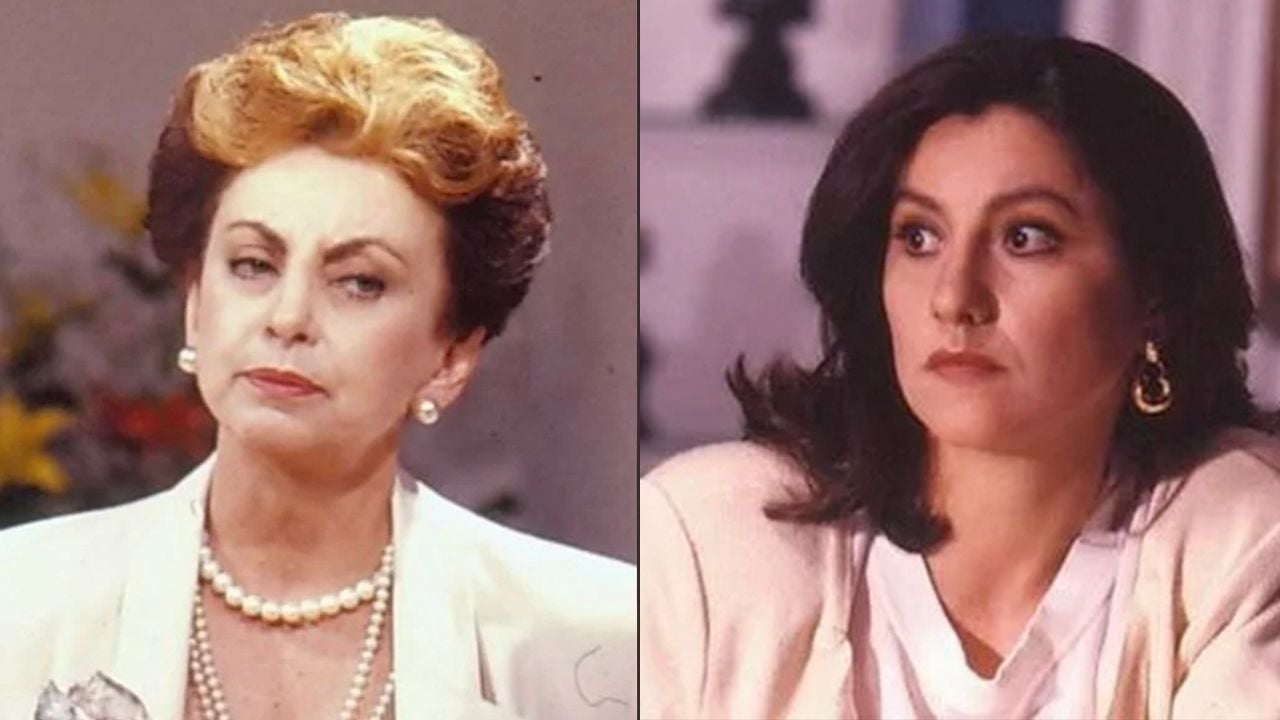 Odete (Beatriz Segall) e Leila (Cássia Kis)