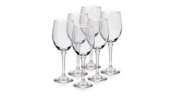 Jogo Taças para Vinho Tradicional 410ml 6 Peças Gourmet Mix, MArcamix