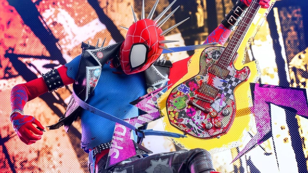 O visual do Spider-Punk na saga Aranhaverso
