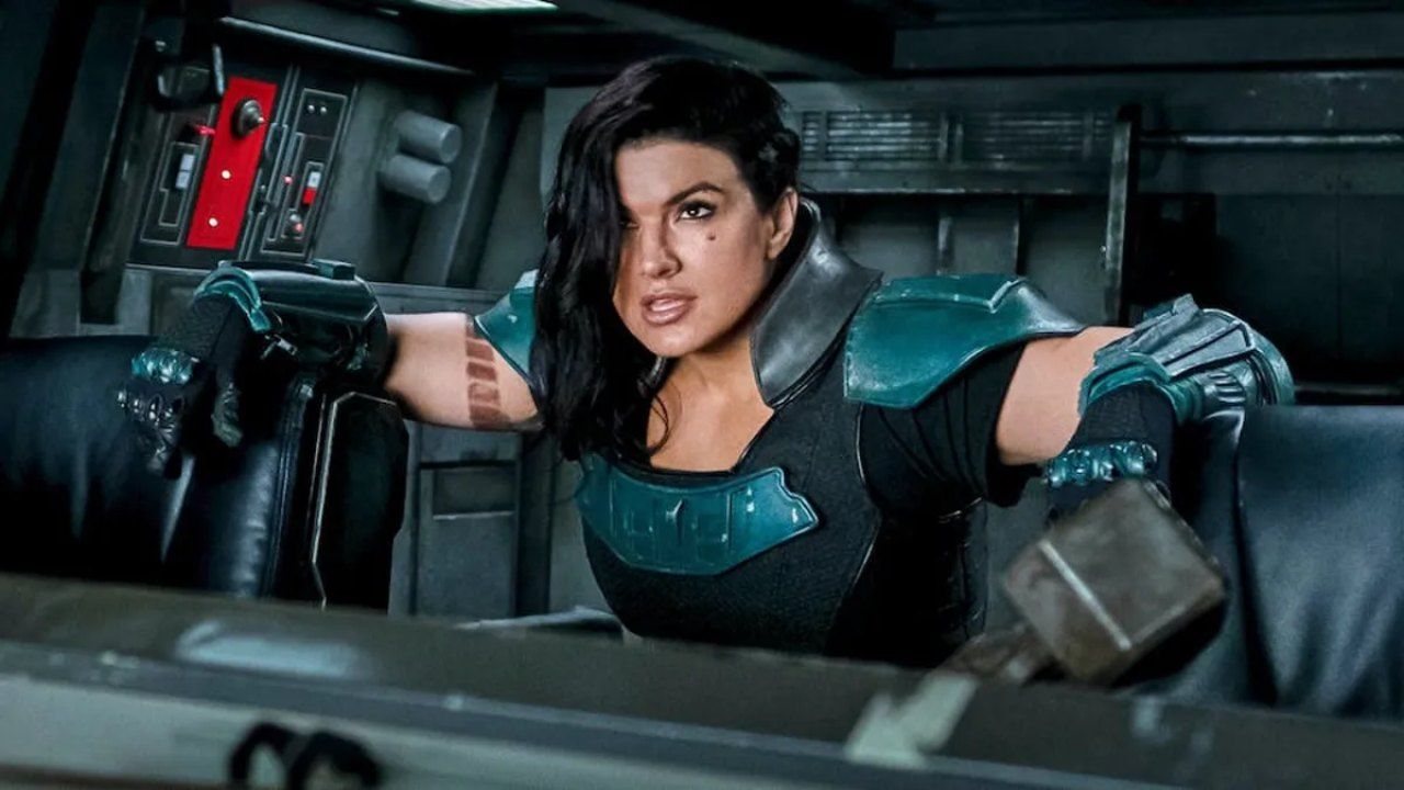 Gina Carano em The Mandalorian.