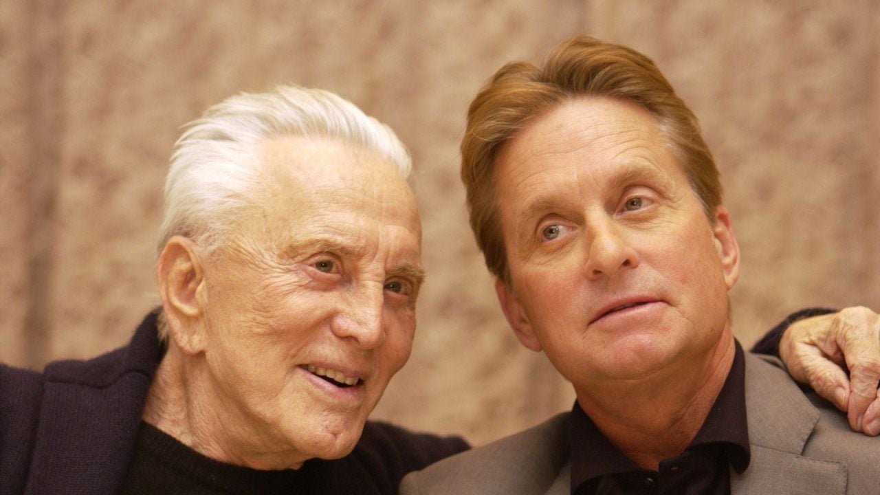 Kirk e Michael Douglas
