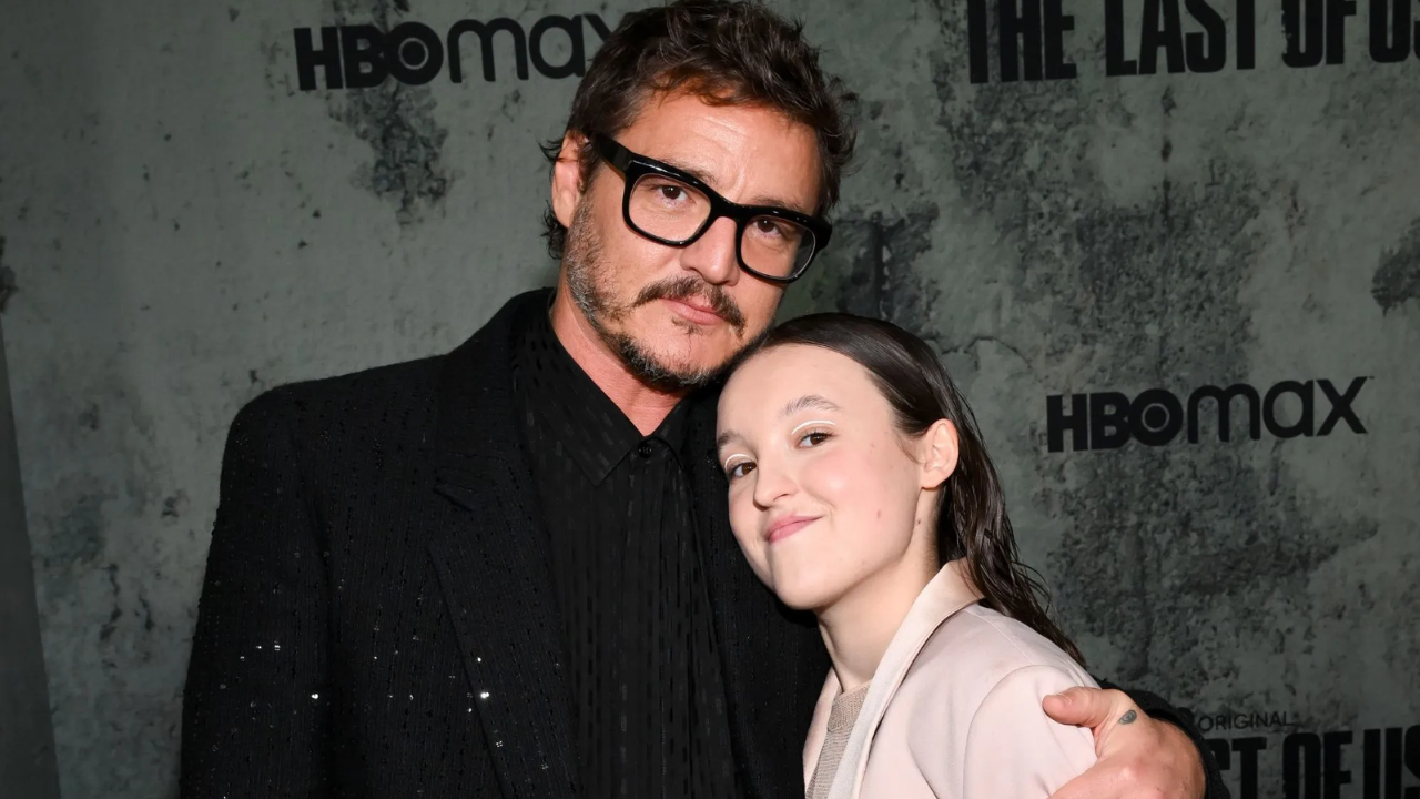 Pedro Pascal e Bella Ramsey na première de The Last of Us em Los Angeles, em janeiro de 2023.