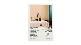 Sabrina Carpenter Emails I Can't Send Poster 30x45cm, UTOYA 
