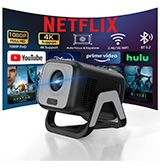 Projetor Bettdow AC1066 (Licenciado oficialmente pela Netflix)