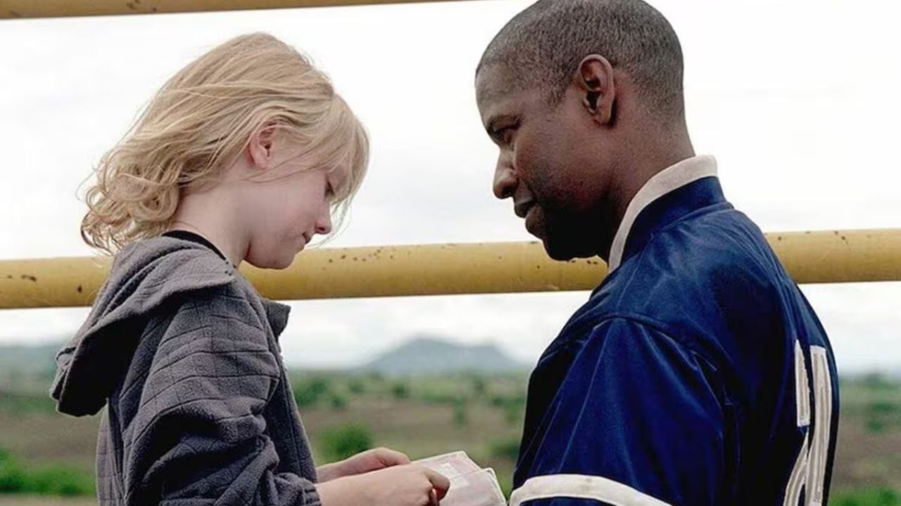 Dakota e Denzel em Chamas da Vingança.