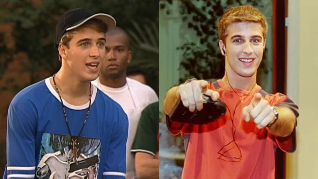 Miguel Thiré como Jacaré e como Charles 