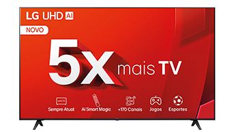 Smart TV 4k LG UHD UT80 75 polegadas