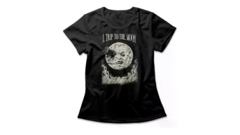 Camiseta Feminina Viagem À Lua, Studio Geek