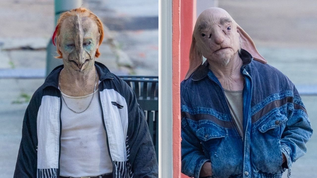 Algumas das próteses utilizadas no filme.