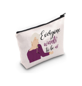 Bolsa Cosmética com Zíper Miranda Cosméticos Maquiagem, LEVLO 