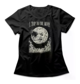Camiseta Feminina Viagem À Lua, Studio Geek