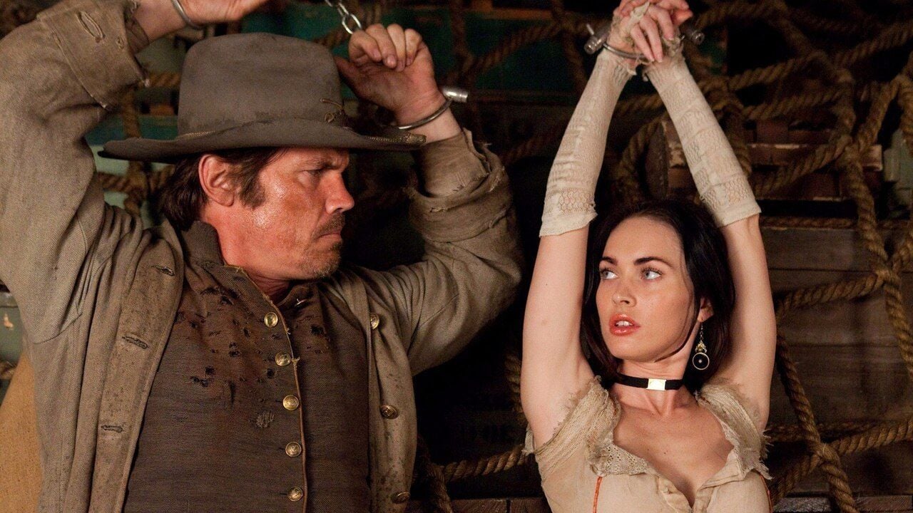 Josh Brolin e Megan Fox em Jonah Hex.