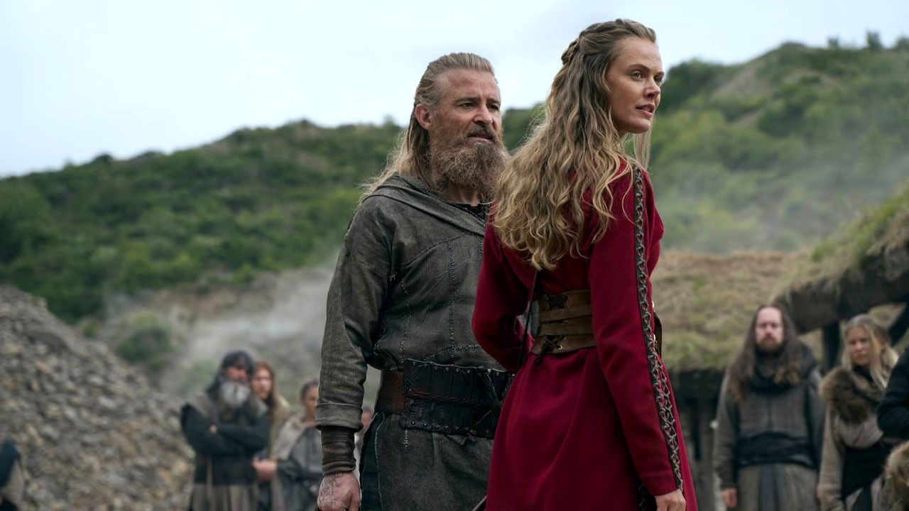 Freydis (Frida Gustavsson), Erik the Red (Goran Visnjic)