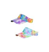 Viseira tie-dye