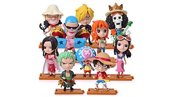 Kit 10 Miniaturas One Piece