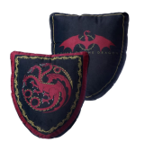 Almofada 3D Targaryen House Of The Dragon Aveludada, Zona Criativa