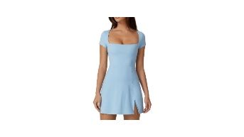 Vestido feminino, QINSEN 