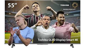 Smart TV QLED 55” 4K Toshiba 55C450NS