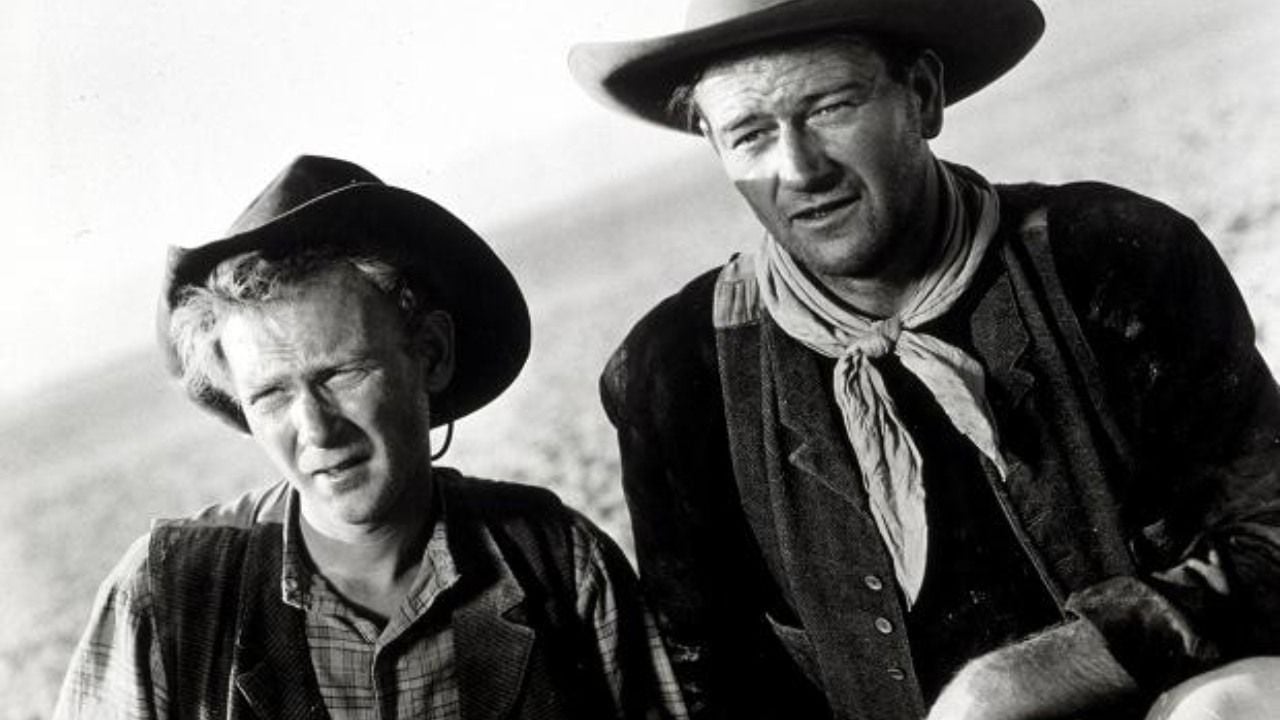 Harry Carey Jr. e John Wayne