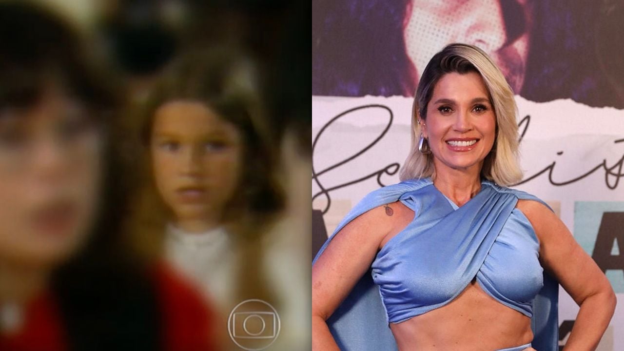 Flávia Alessandra como figurante em Parabéns Pra Você