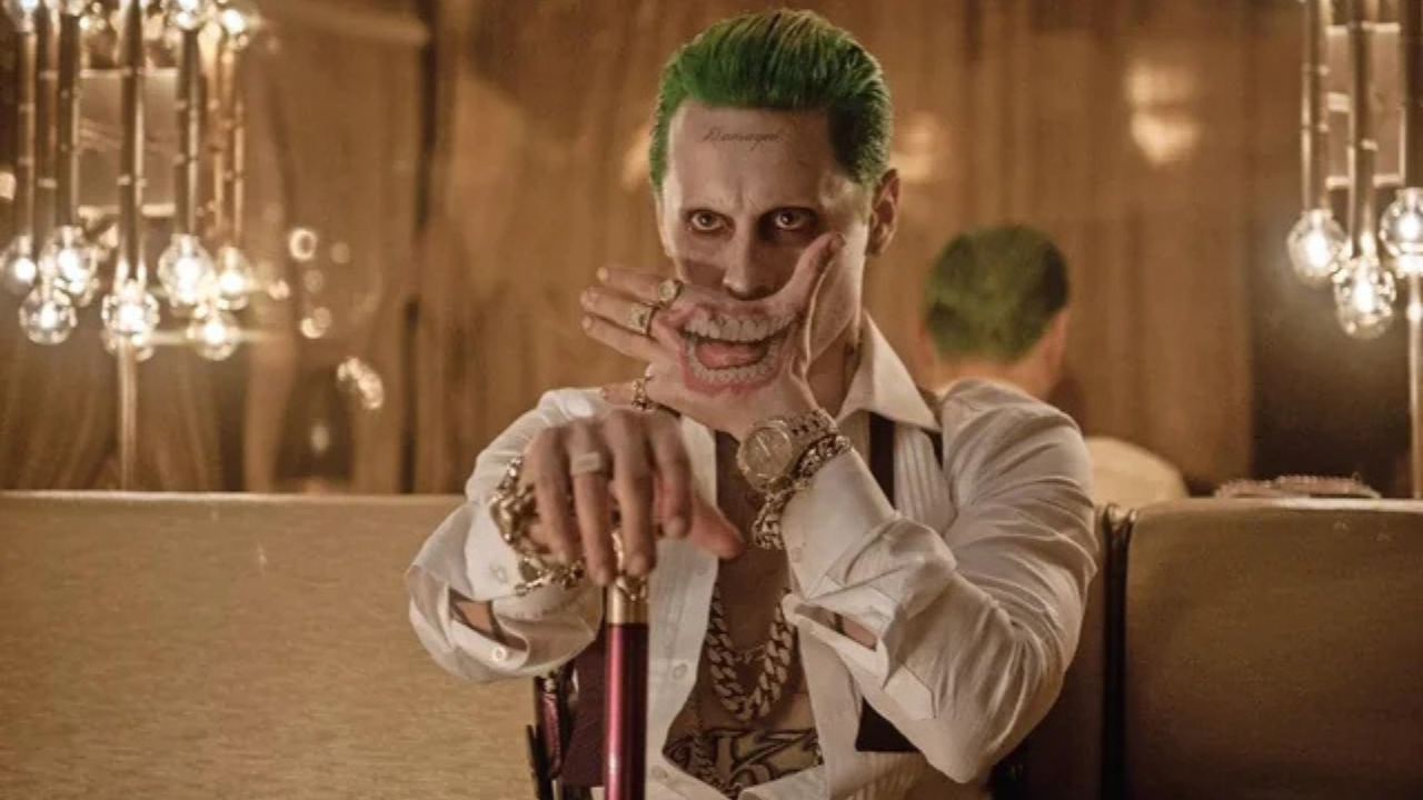 Jared Leto como Coringa em Esquadrão Suicida (2016)