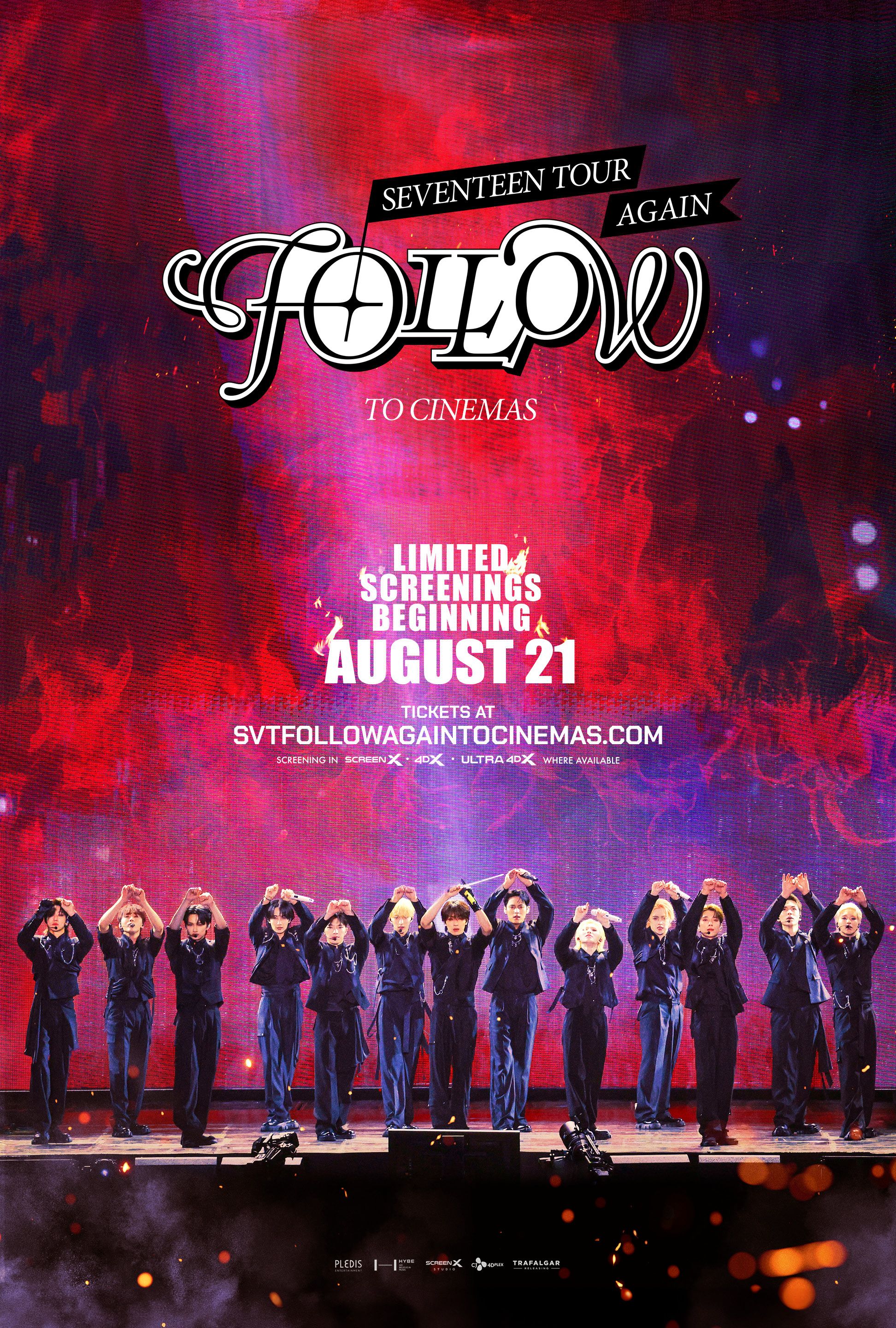 Seventeen tour 'Follow' Again to Cinemas - AdoroCinema