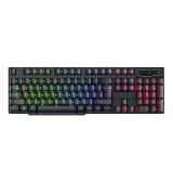 Teclado Gamer Eg206 Hawke Led Silencioso Com Fio, Evolut
