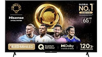 Hisense Smart TV 65” UHD 4K Mini LED 65U6N