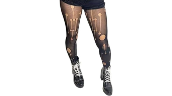 Meia Calça Arrastão Furada Rasgada com Buraco 