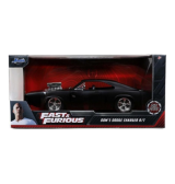 MINIATURA 1970 DODGE CHARGER FF PRETO FOSCO 1/24, Jada