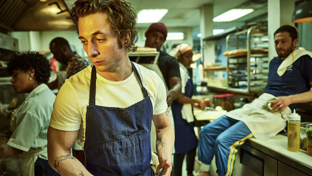 Jeremy Allen White em The Bear.