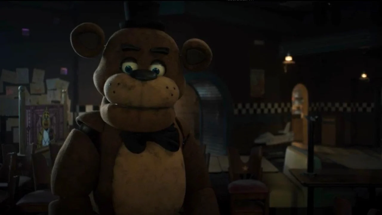 Five night at freddy 2023. Пять ночей у Фредди 2023. Мишка Фредди 2023.