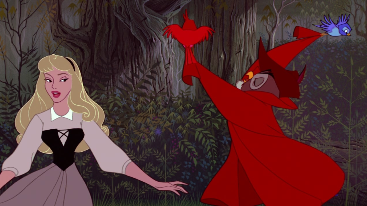 Cena de A Bela Adormecida.