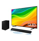 TV Samsung 65” QLED 4K + Soundbar HW-B550