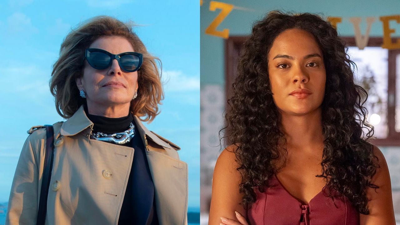 Odete(Débora Bloch) e Maria de Fátima (Bella Campos)