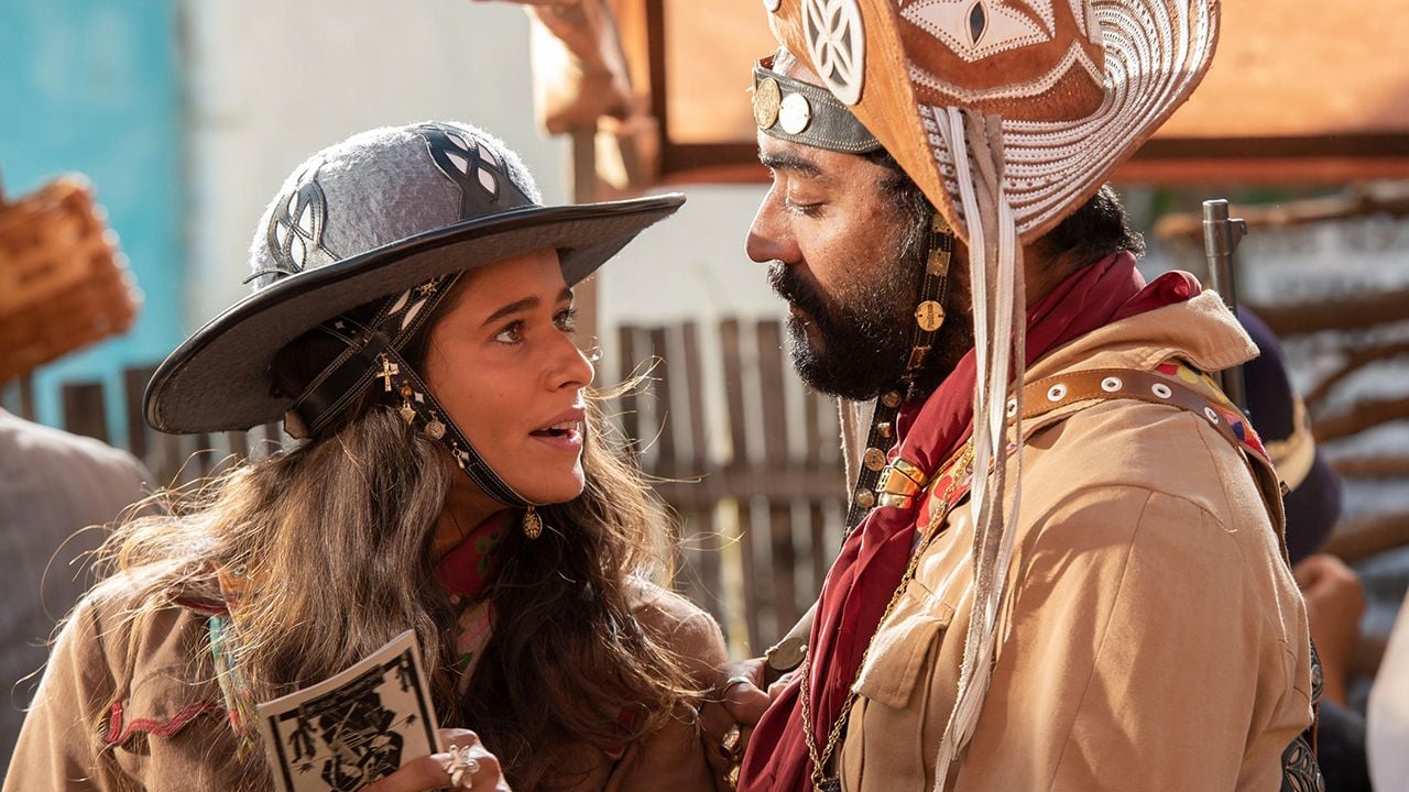 Isadora Cruz e Thomás Aquino em Guerreiros do Sol