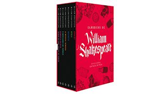 Box clássicos de William Shakespeare (com 7 marcadores)